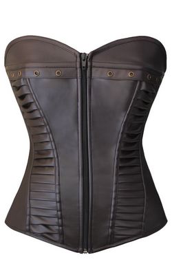 F9075-2 Top quality Corset with zipper front closure corset
